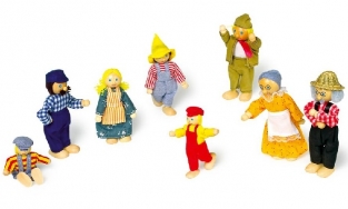 Buigpoppetjes Boerenfamilie Buigpoppetjes Boerenfamilie